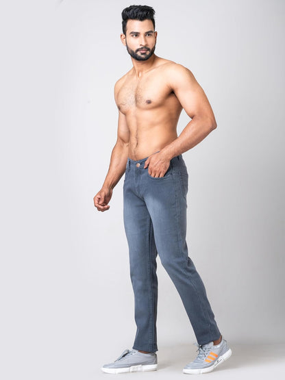 Sindon Men's Faded Grey Jeans
