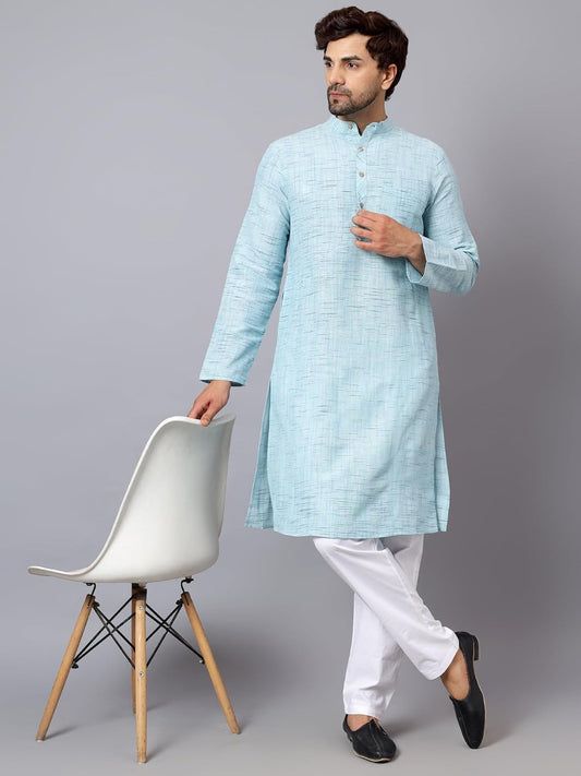 LATEST CHIKAN Men's Cotton Regular Kurta