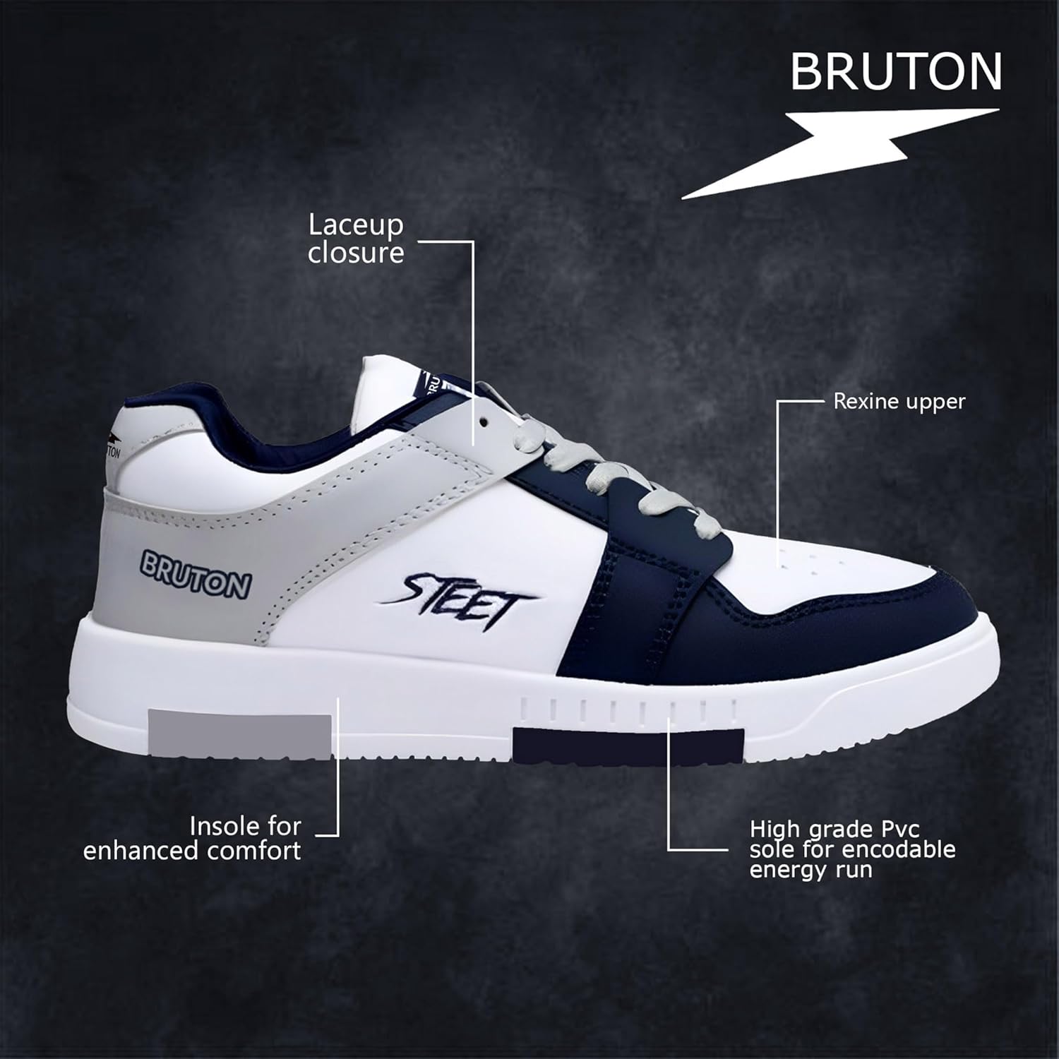 BRUTON Men's TARZEN-0340 Casual Sneaker Shoe - alphahostel.in