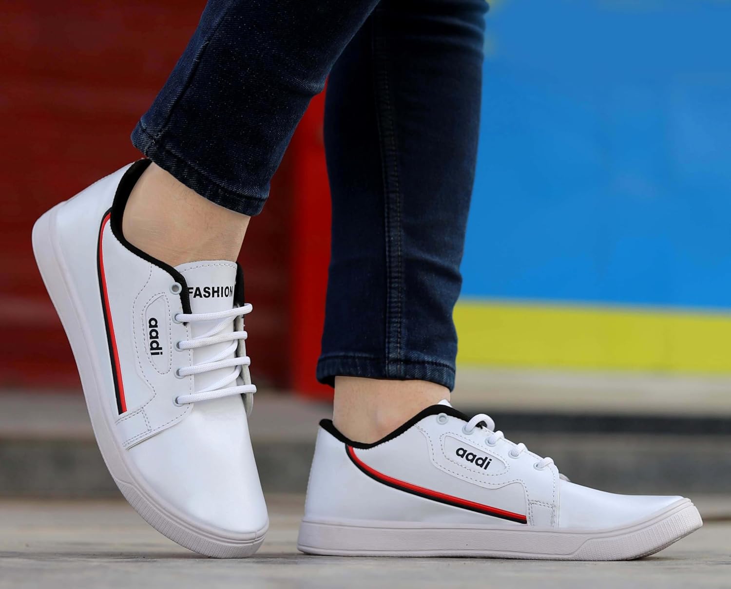 AADI Men's Synthetic Leather Outdoor Casual Shoes - alphahostel.in