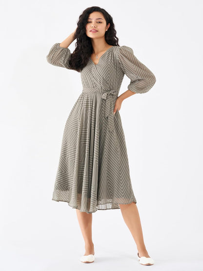 AASK Women Fancy Plain & Solid Designer Dress for Women