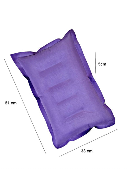 RAV Rubberized Soft Cotton air Travel Pillow