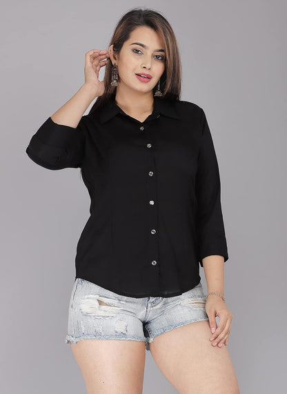 GEHU GARMENTS Women Solid Shirt for Office