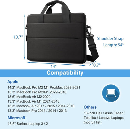 HirTa Ship Laptop Messenger Sling Bag Case