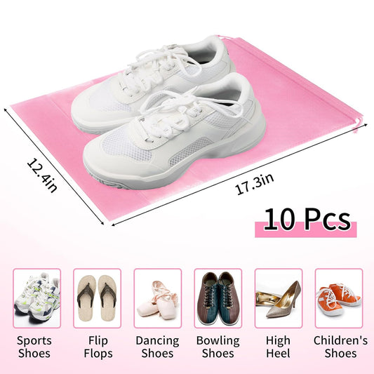 Shoe Bags for Travel, Drawstring Packing Bags, Dustproof