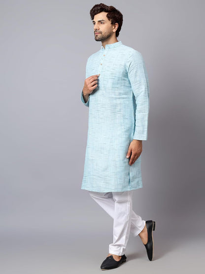 LATEST CHIKAN Men's Cotton Regular Kurta