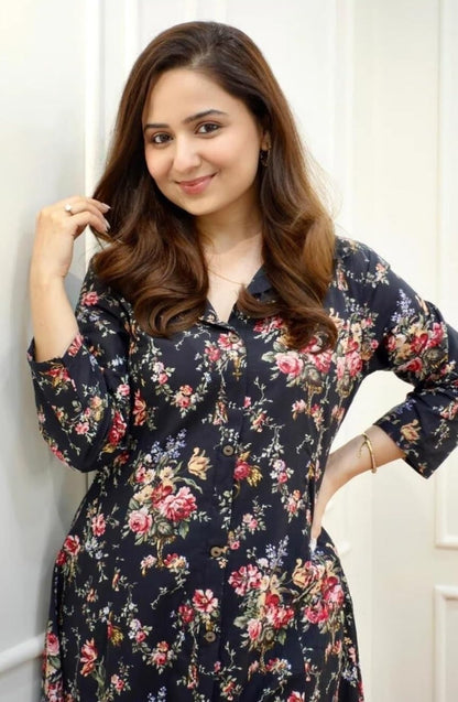 LERIYA FASHION Anarkali Kurta-Set for Women