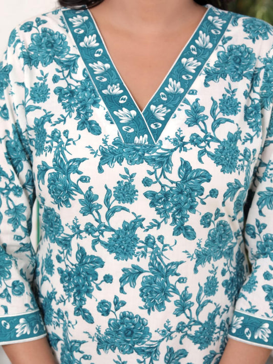 Jevi Prints Cotton Cambric Kurti - Printed Women's Kurta