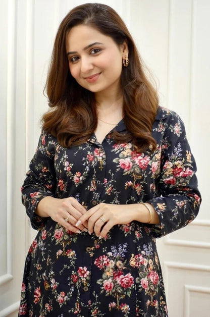 LERIYA FASHION Anarkali Kurta-Set for Women
