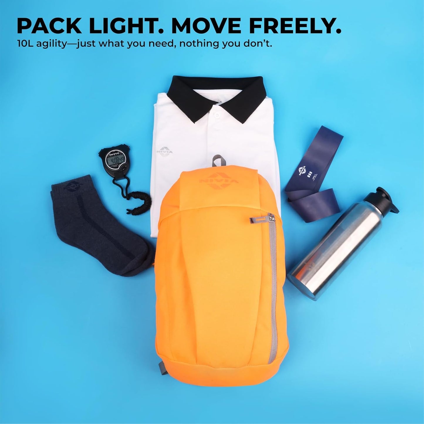 Nivia Polyester Pulse 2.0 Backpack For unisex