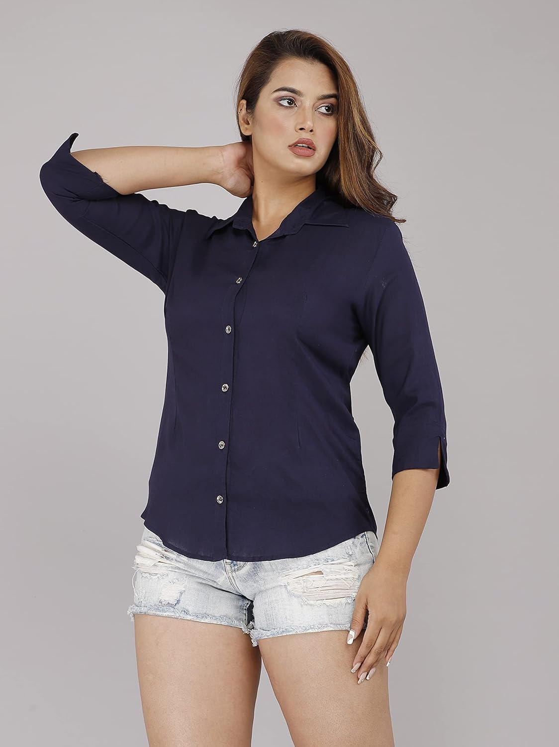 GEHU GARMENTS Women Solid Shirt for Office