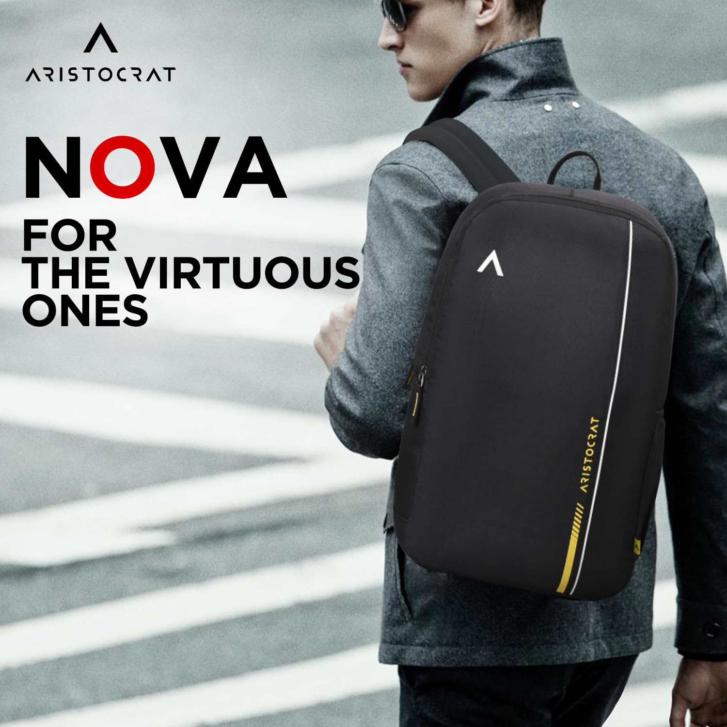 Aristocrat 25L Nova 3 Compartment Laptop - alphahostel.in