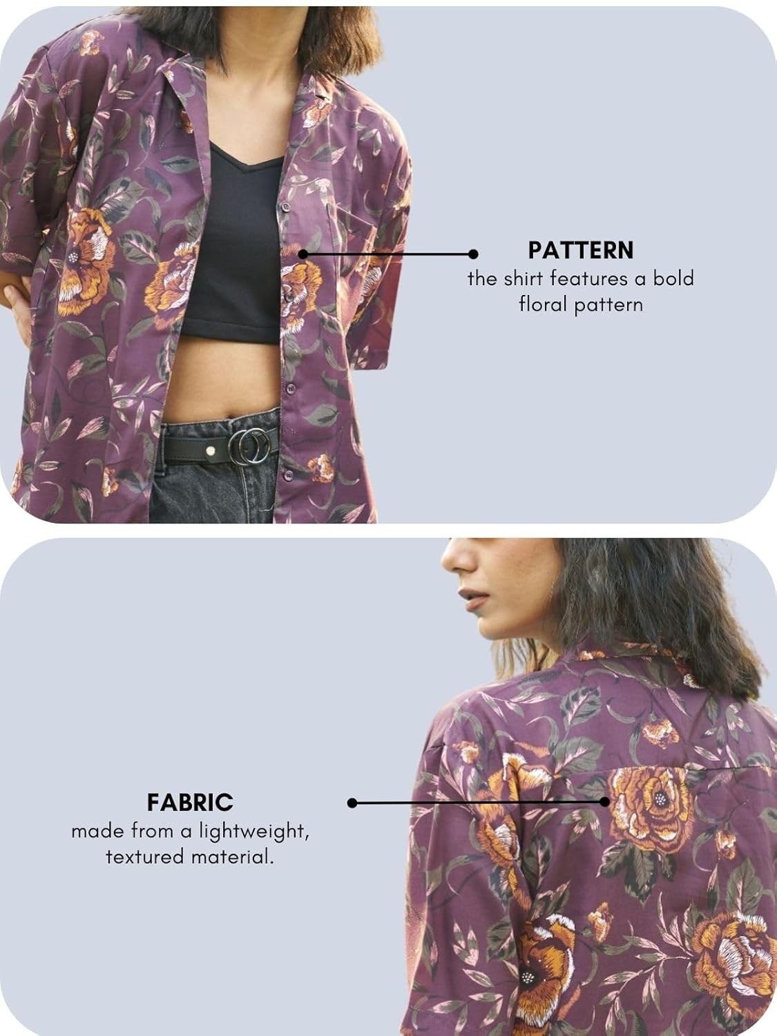 Leriya Fashion Shirts for Women – Korean Style Long Sleeve Oversized Button Down | Plus Size Workwear Top for Office & Casual Wear