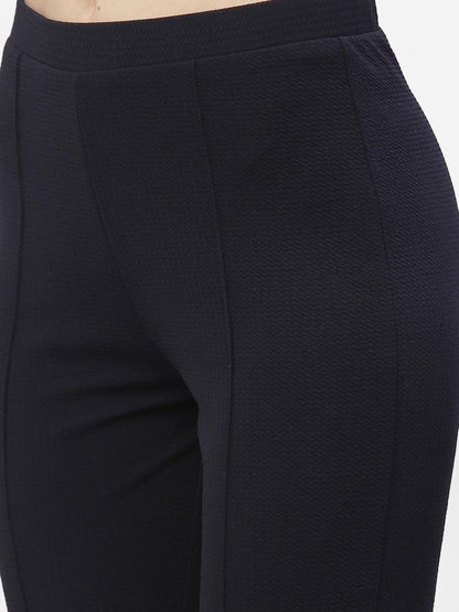 POPWINGS Casual Solid Regular Fit Solid Trouser