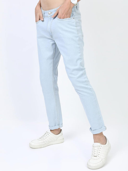 KETCH Men's Slim Fit Mid Rise Jeans