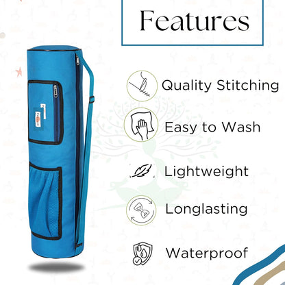 PHILLIN Yoga Mat Cover Bag with Adjustable Shoulder