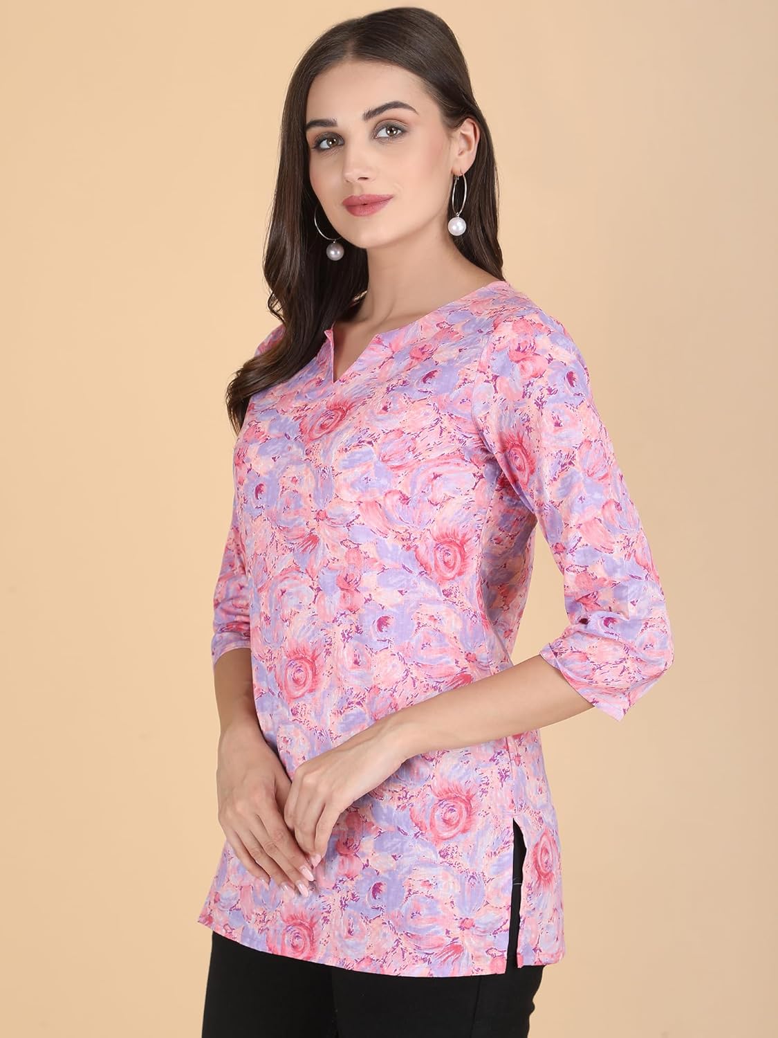 PIDAVLIYA'S Indian Women's Tunics Tops Cotton