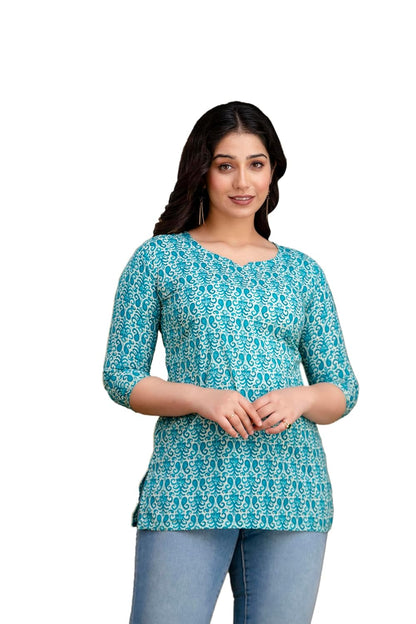 New Printed Short Kurti and top for Women and Girls