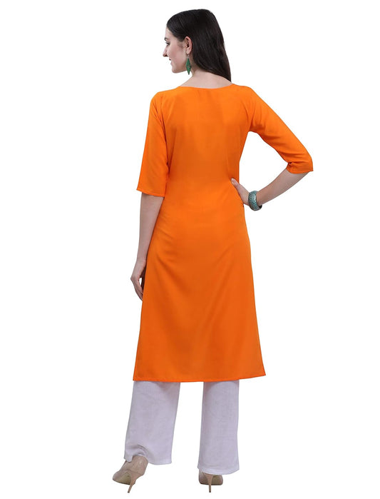 1 Stop Fashion Women's Crepe Regular Kurta