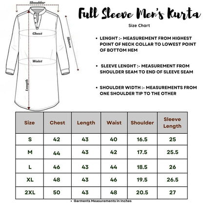 Leriya Fashion Men's Kurta | Rayon Printed Kurta