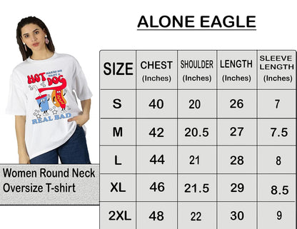 ALONE EAGLE Oversized Baggy Fit Drop Shoulder
