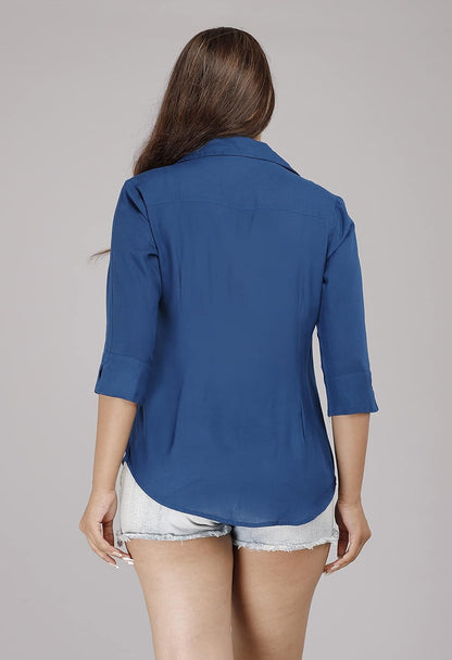 GEHU GARMENTS Women Solid Shirt for Office