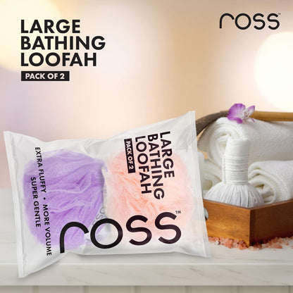 ross Large Bath Loofah Sponge Scrubber Exfoliator