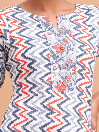 Women Cotton Printed Short Kurti | Short Kurti