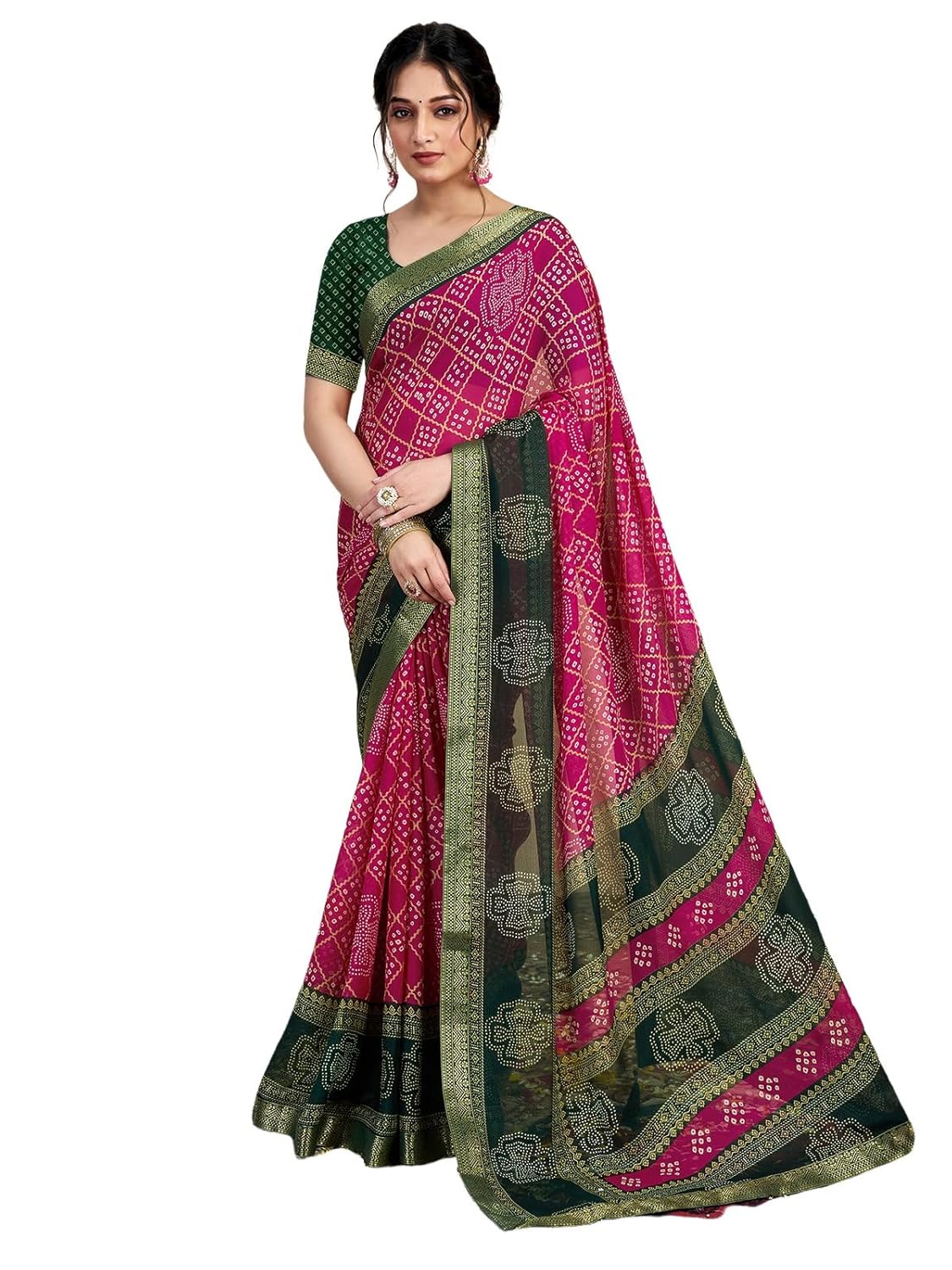 Women's Chiffon Printed Saree