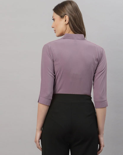 ETHIC GLANCE Women's Poly Viscose Button-Down