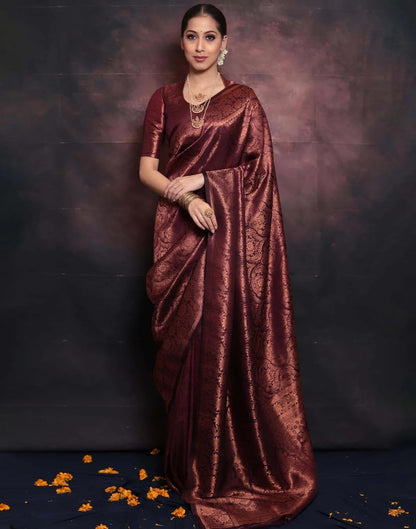 Women's Kanjivaram Soft Silk Blouse Piece For Wedding