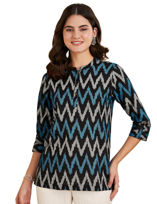 Myx Women's Cotton Regular Fit Casual Kurti