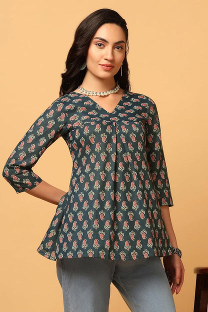 Fashion Dream Women's Cotton Regular Fit Tunic Top