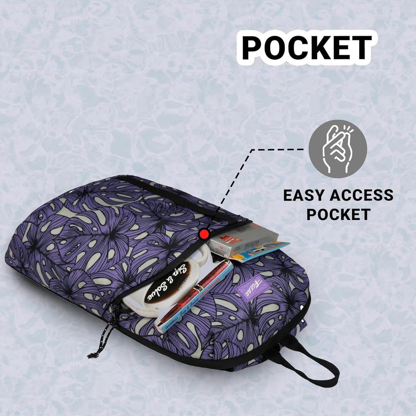 F Gear Ritz 6L Mini Backpack/Trendy Stylish Bag - alphahostel.in