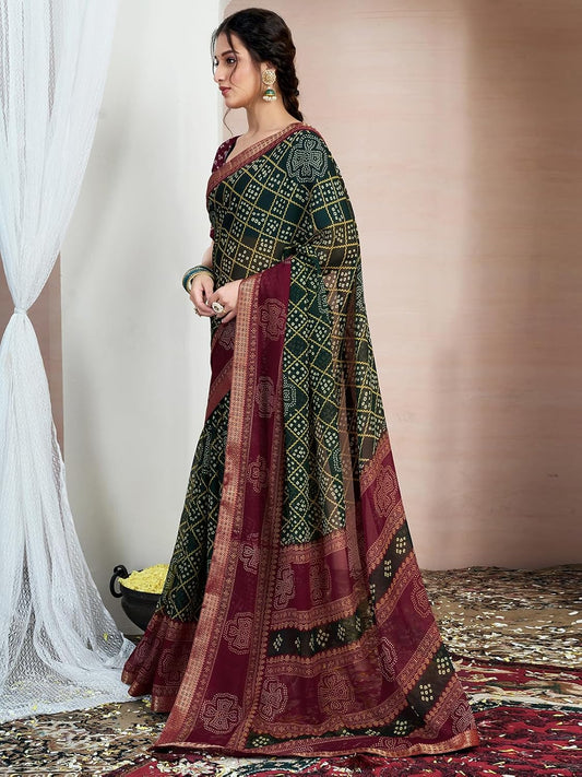 Women's Chiffon Printed Saree