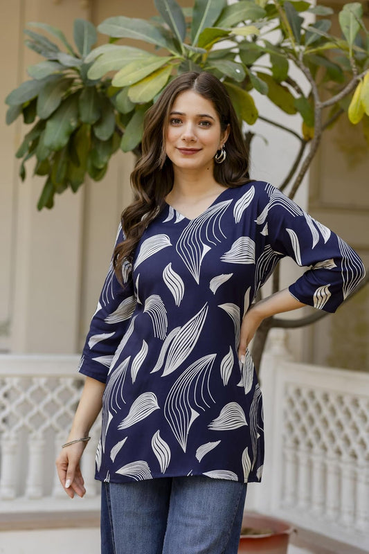 PURSHOTTAM WALA Women Floral Printed Rayon