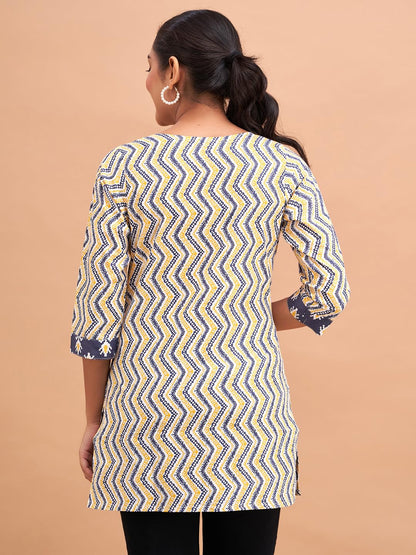 Women Cotton Printed Short Kurti | Short Kurti