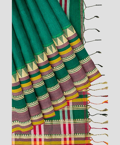 Handloom Saree With Unstitched Running Blouse Piece