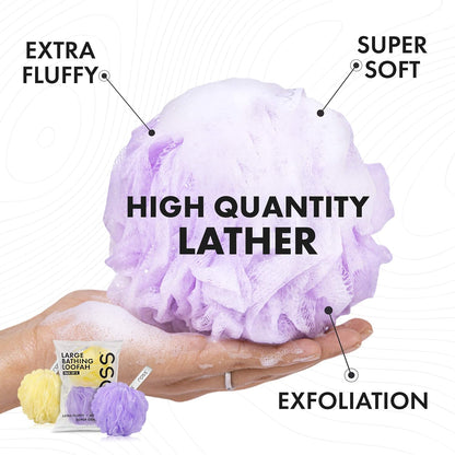 ross Large Bath Loofah Sponge Scrubber Exfoliator
