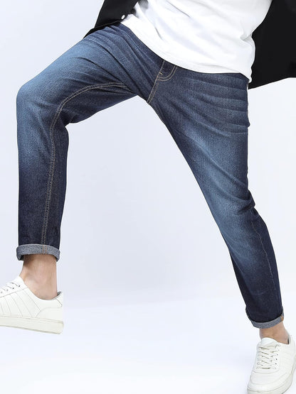KETCH Men's Tapered Fit Mid Rise Jeans