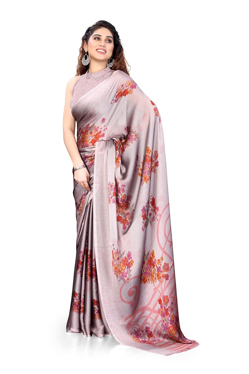 Women's Stylish Saree with Blouse Piece