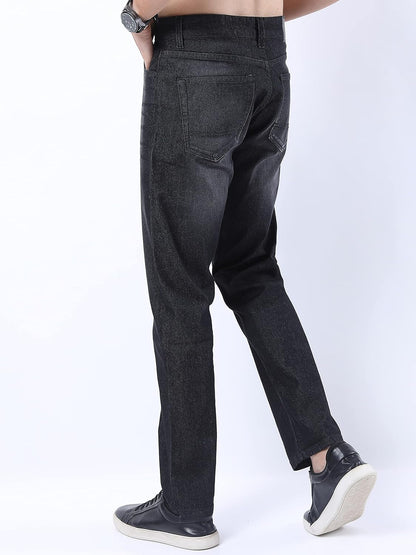 KETCH Men's Straight Fit Mid Rise Jeans (Stretchable)