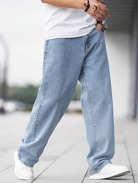 Dockstreet Men Baggy Denim Jeans