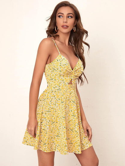 Aahwan Women's Fit And Flare Mini Dress