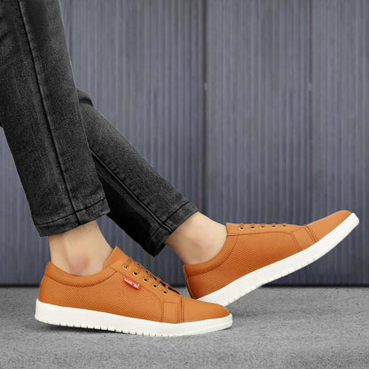 LE GREEM Men's Synthetic Leather Stylish Sneakers - alphahostel.in