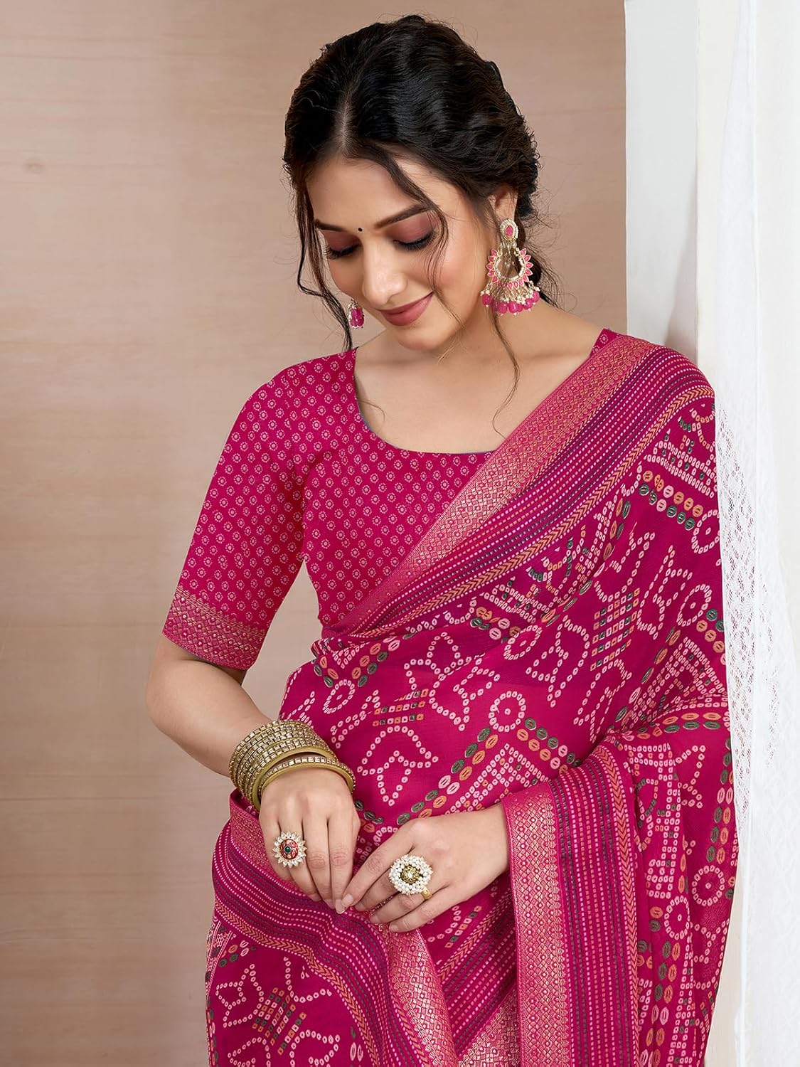 Women's Chiffon Printed Saree