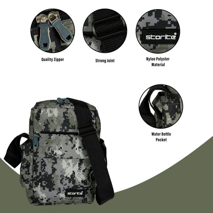 Storite Stylish Padded Mini Sling Bag for Men - alphahostel.in
