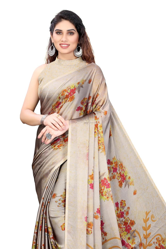 Women's Stylish Saree with Blouse Piece