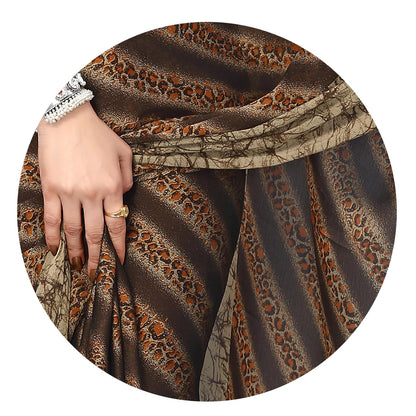 MIRCHI FASHION Women's Saree with Blouse Piece