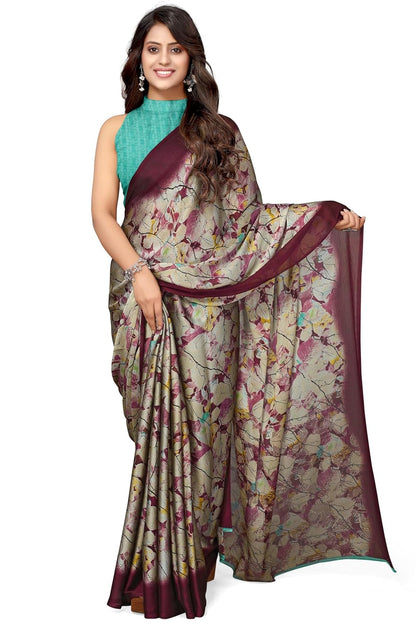 MIRCHI FASHION Women's Saree with Blouse Piece